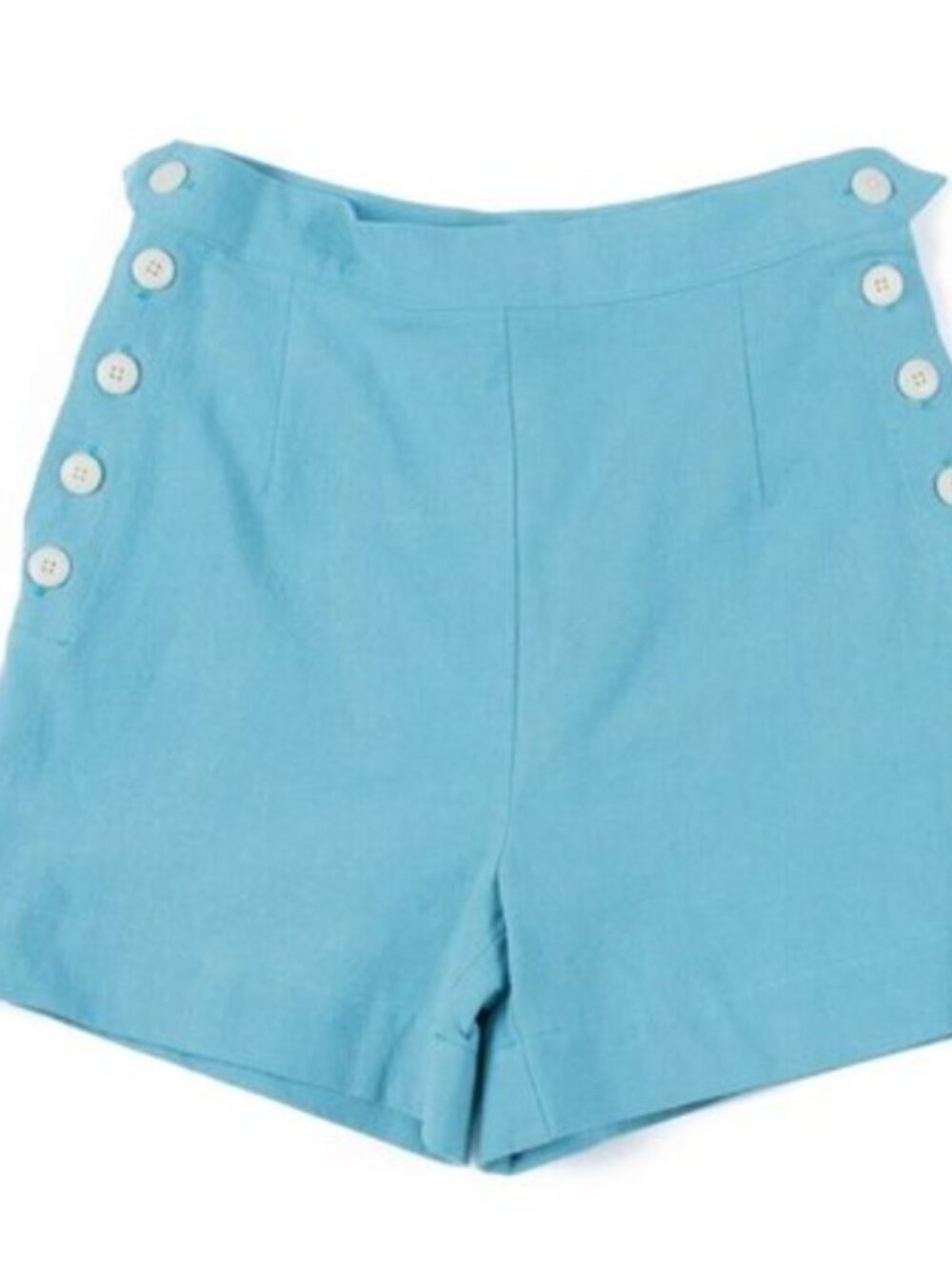Ilana Kohn - Lindy Sailor Shorts in Teal Blue - Size 4